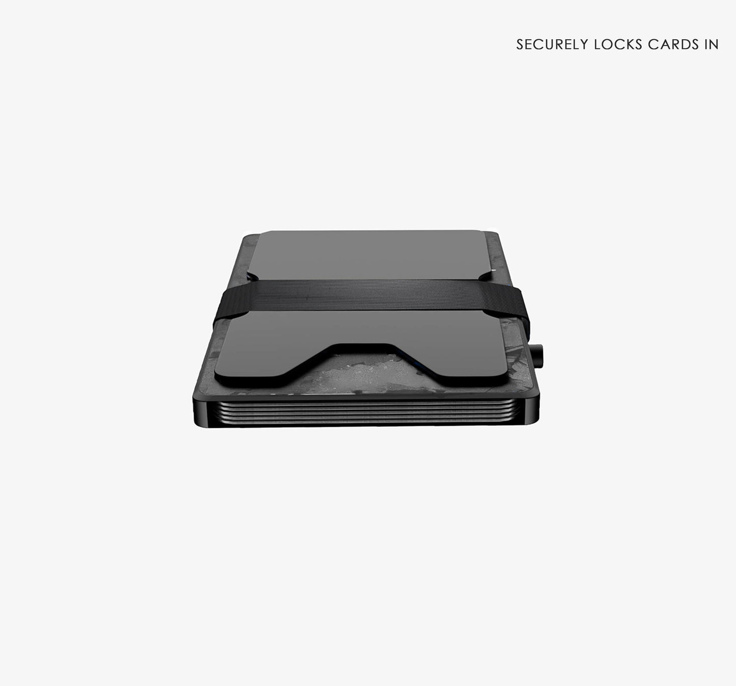 Black wallet with card holder