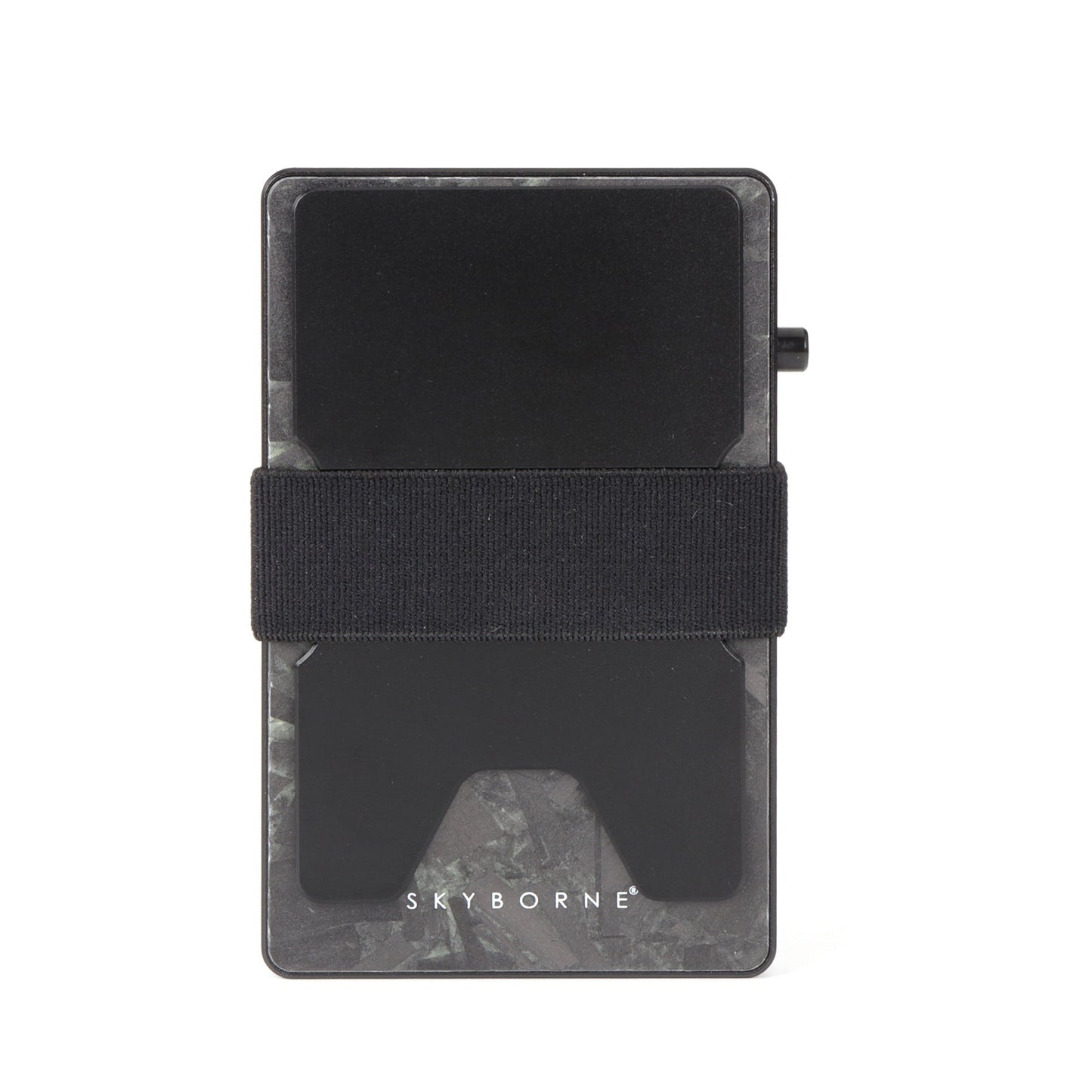 Black wallet with card holder