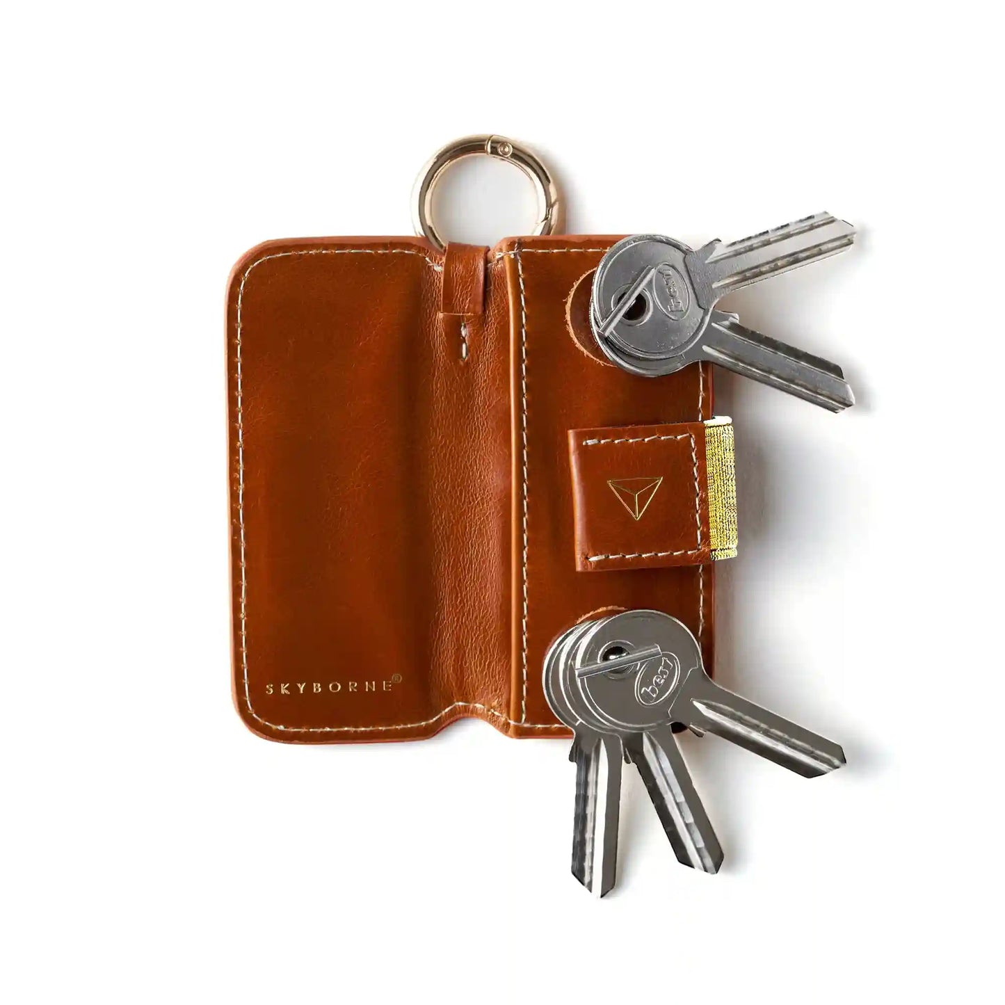 Hyde N' Keys® - SKYBORNE#Golden Brown Calf