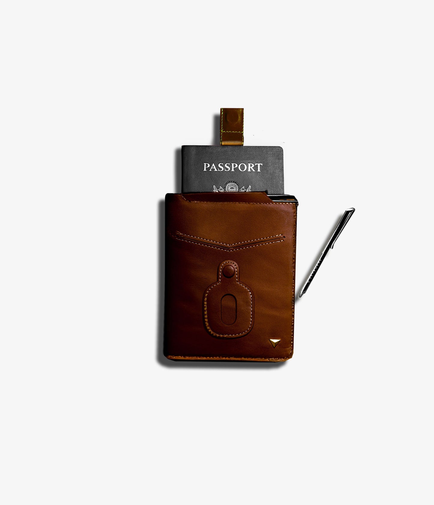 Skyborne - iTravel MINI passport wallet golden oak