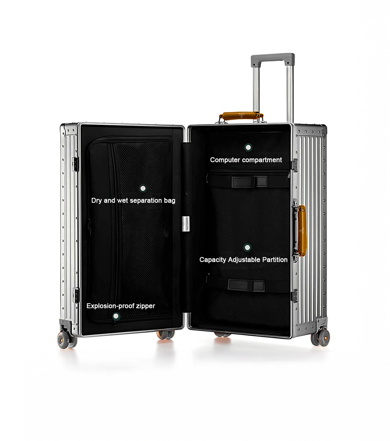 1935 Silver Trunk™ Check-In Luggage