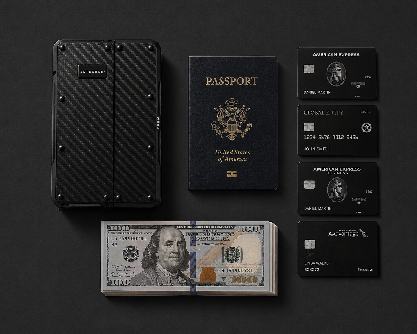 B-2 Passport Hub™—Carbon Stealth
