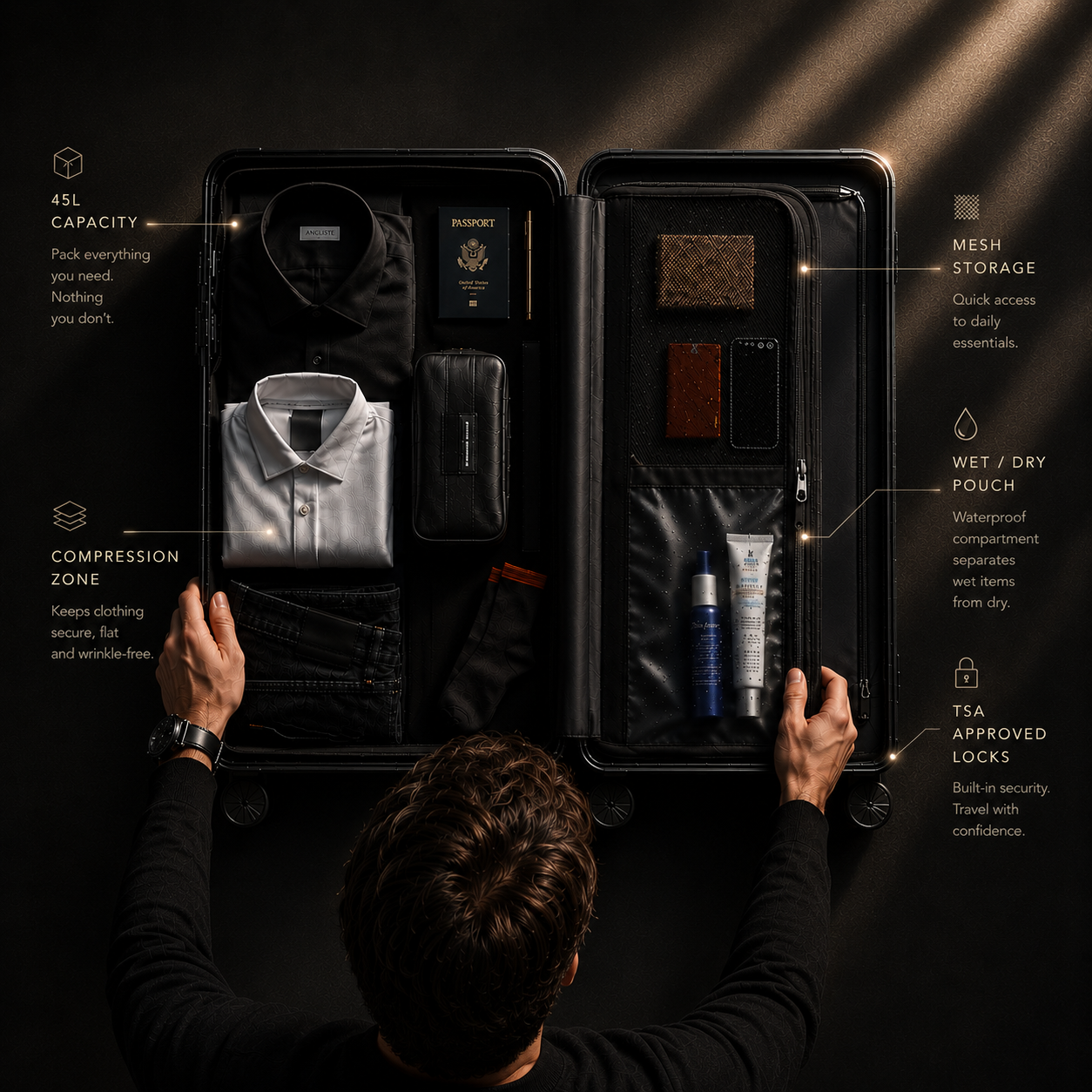 B-2 Carbon Trunk™—Cabin 20"