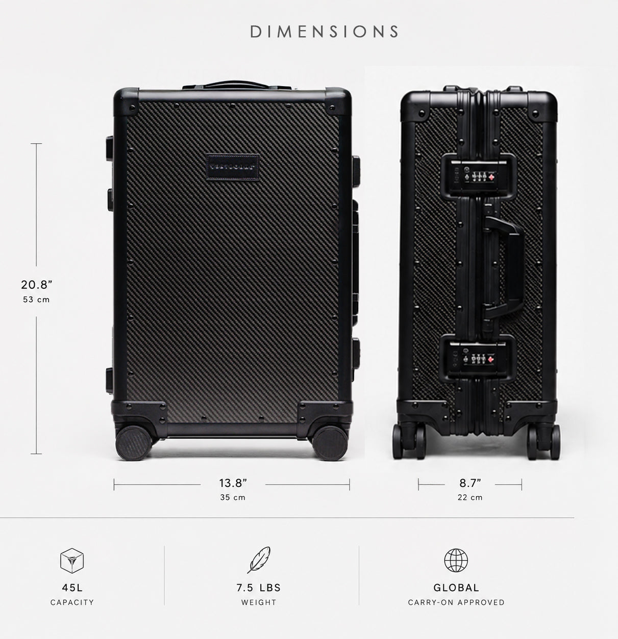 B-2 Carbon Trunk™—Cabin 20"