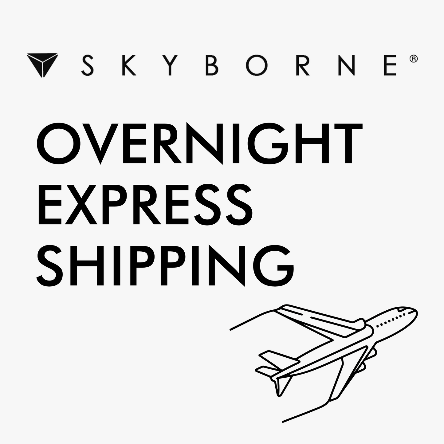 Overnight express shipping