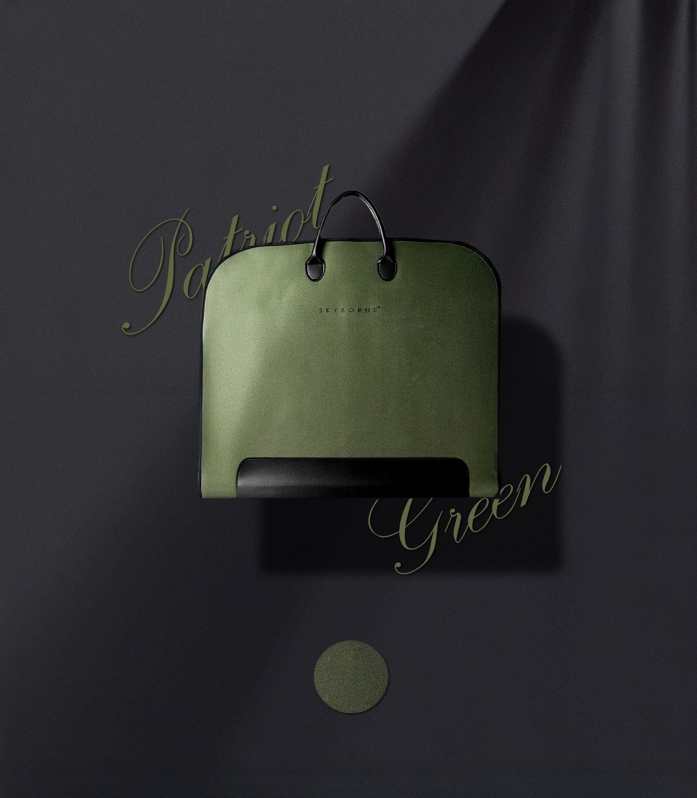Skyborne_Garment_Bag_8_-_Patriot_Green