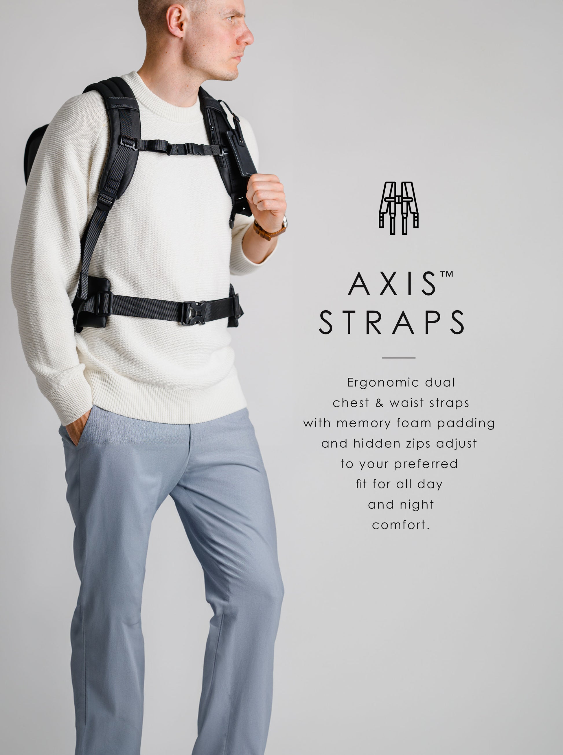 Smart-Pack+ 2.0 Smart Travel Backpack - SKYBORNE  SKYBORNE