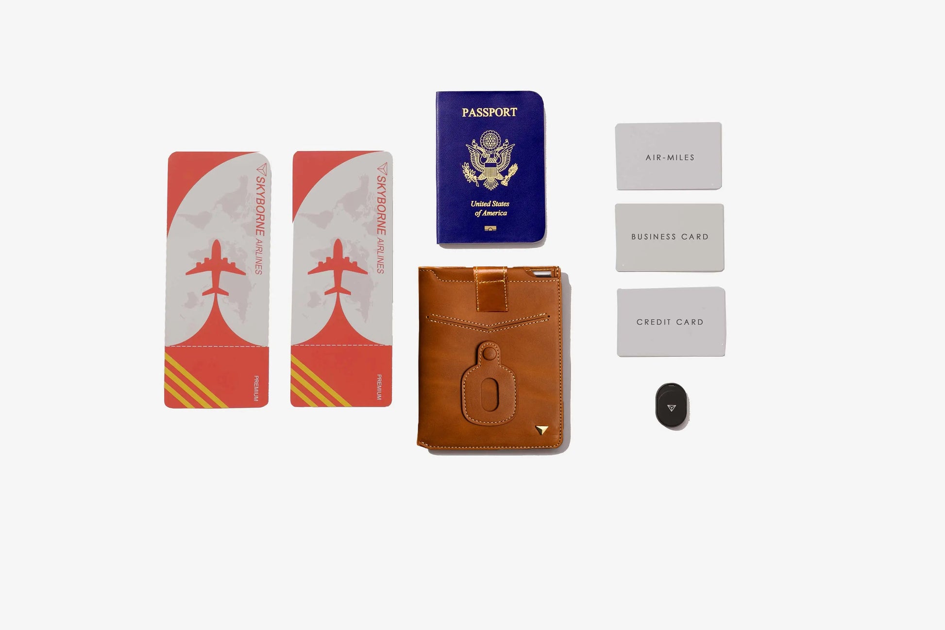 Shop iTravel® Mini Passport Holder - Now in Golden Brown Calf