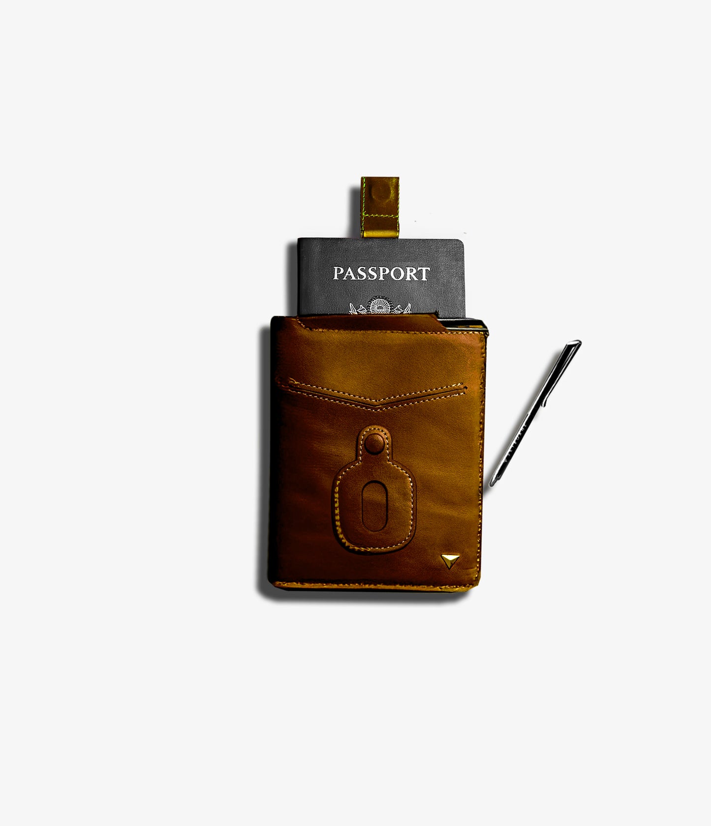 iTravel MINI® passport wallet:  Golden Oak Edition