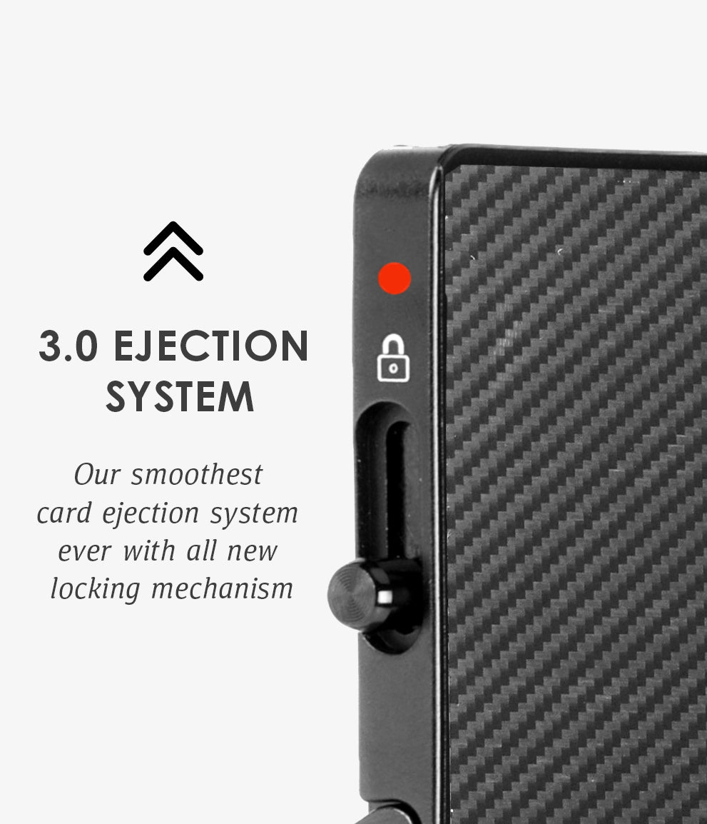 Hard drive with text about 3.0 ejection system on a white background